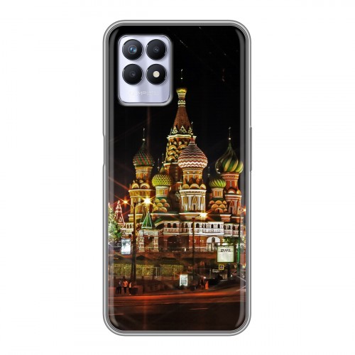 Дизайнерский силиконовый чехол для Realme 8i Москва