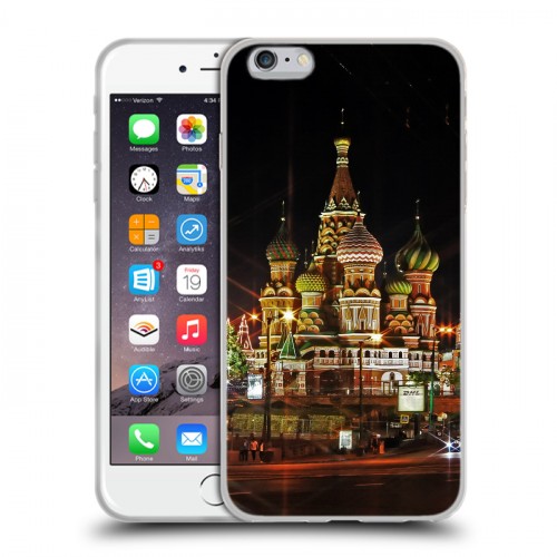 Дизайнерский силиконовый чехол для Iphone 6 Plus/6s Plus Москва