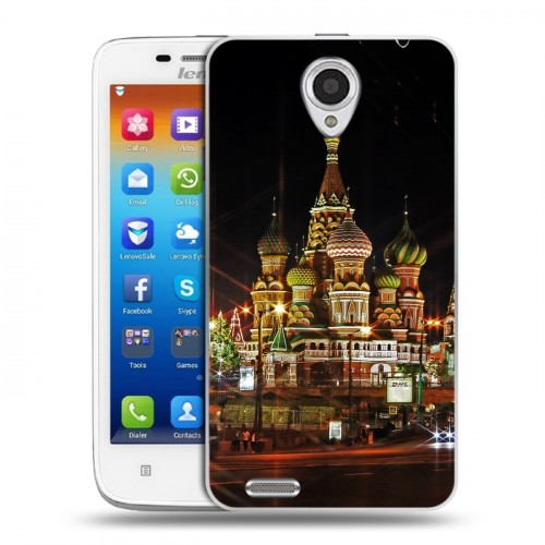 Дизайнерский пластиковый чехол для Lenovo S650 Ideaphone Москва