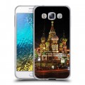 Дизайнерский пластиковый чехол для Samsung Galaxy E5 Москва