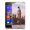 Дизайнерский пластиковый чехол для Microsoft Lumia 540 Лондон