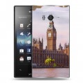 Дизайнерский пластиковый чехол для Sony Xperia acro S Лондон