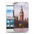 Дизайнерский пластиковый чехол для Huawei Ascend D2 Лондон