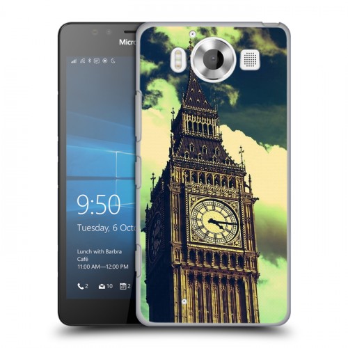 Дизайнерский пластиковый чехол для Microsoft Lumia 950 Лондон