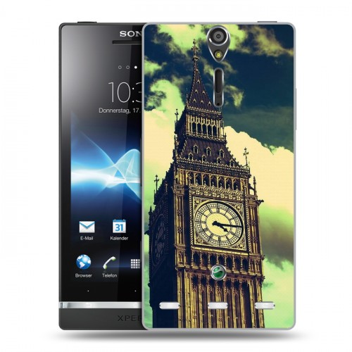 Дизайнерский пластиковый чехол для Sony Xperia S Лондон