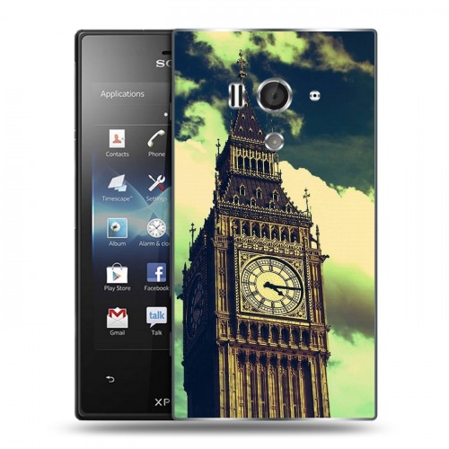 Дизайнерский пластиковый чехол для Sony Xperia acro S Лондон