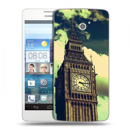 Дизайнерский пластиковый чехол для Huawei Ascend D2 Лондон