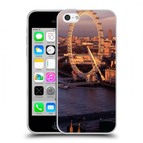 Дизайнерский пластиковый чехол для Iphone 5c Лондон