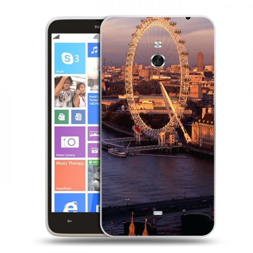 Дизайнерский пластиковый чехол для Nokia Lumia 1320 Лондон