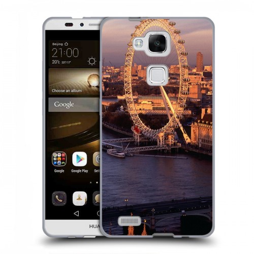 Дизайнерский силиконовый чехол для Huawei Ascend Mate 7 Лондон
