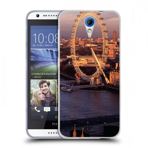 Дизайнерский пластиковый чехол для HTC Desire 620 Лондон