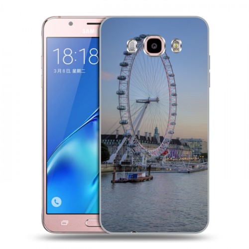 Дизайнерский силиконовый с усиленными углами чехол для Samsung Galaxy J5 (2016) Лондон