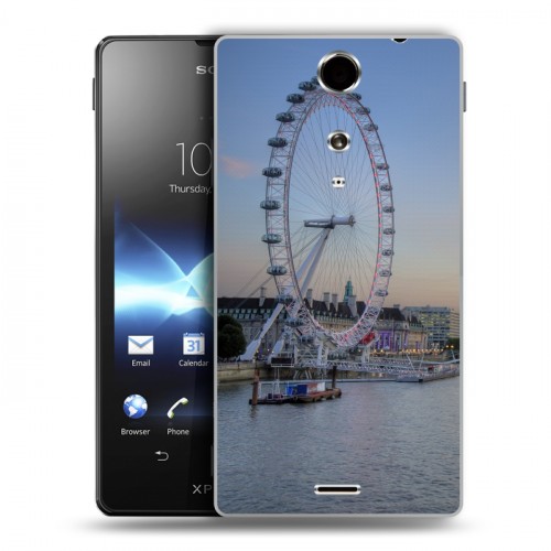 Дизайнерский пластиковый чехол для Sony Xperia TX Лондон