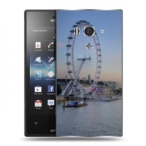 Дизайнерский пластиковый чехол для Sony Xperia acro S Лондон