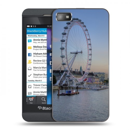 Дизайнерский пластиковый чехол для BlackBerry Z10 Лондон