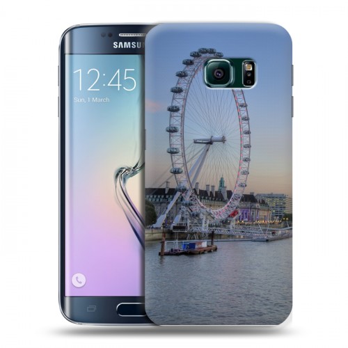 Дизайнерский пластиковый чехол для Samsung Galaxy S6 Edge Лондон
