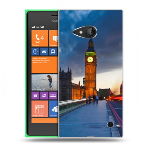 Дизайнерский пластиковый чехол для Nokia Lumia 730/735 Лондон