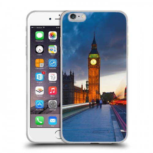 Дизайнерский силиконовый чехол для Iphone 6 Plus/6s Plus Лондон