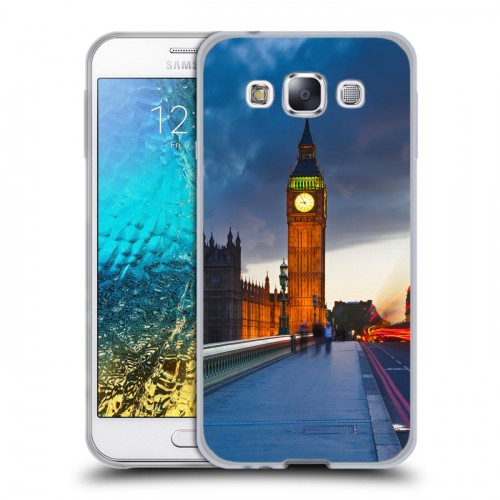 Дизайнерский пластиковый чехол для Samsung Galaxy E5 Лондон