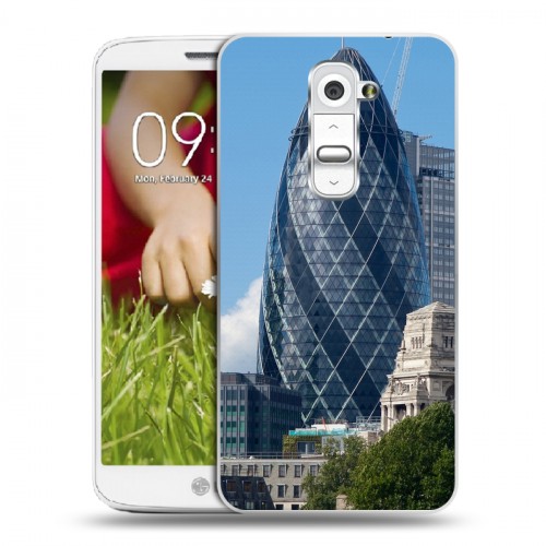 Дизайнерский пластиковый чехол для LG Optimus G2 mini Лондон