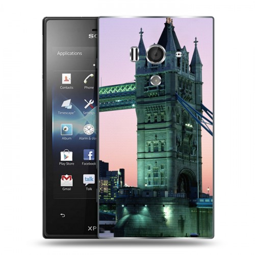 Дизайнерский пластиковый чехол для Sony Xperia acro S Лондон