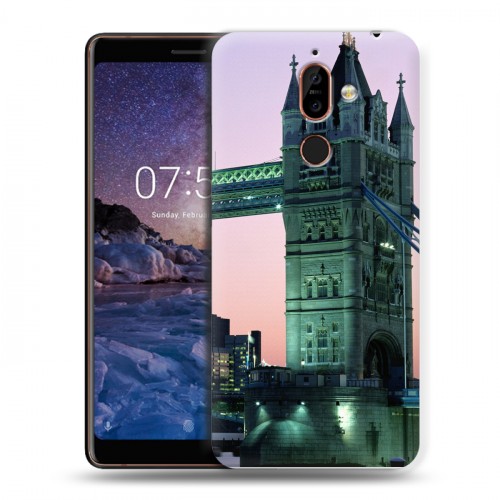 Дизайнерский пластиковый чехол для Nokia 7 Plus Лондон