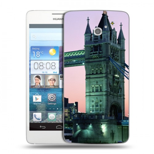 Дизайнерский пластиковый чехол для Huawei Ascend D2 Лондон