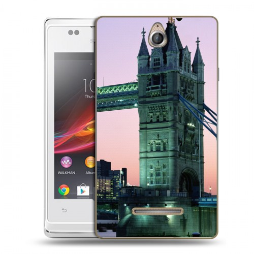 Дизайнерский пластиковый чехол для Sony Xperia E Лондон