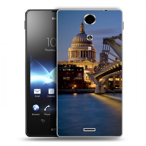 Дизайнерский пластиковый чехол для Sony Xperia TX Лондон