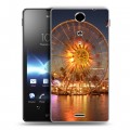 Дизайнерский пластиковый чехол для Sony Xperia TX Лондон