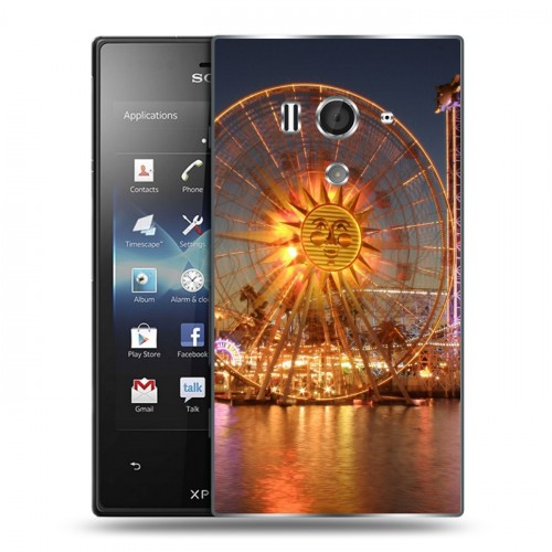 Дизайнерский пластиковый чехол для Sony Xperia acro S Лондон