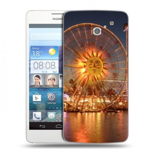 Дизайнерский пластиковый чехол для Huawei Ascend D2 Лондон