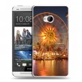 Дизайнерский пластиковый чехол для HTC One (M7) Dual SIM Лондон