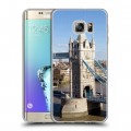 Дизайнерский пластиковый чехол для Samsung Galaxy S6 Edge Plus Лондон