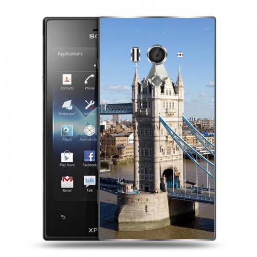 Дизайнерский пластиковый чехол для Sony Xperia acro S Лондон