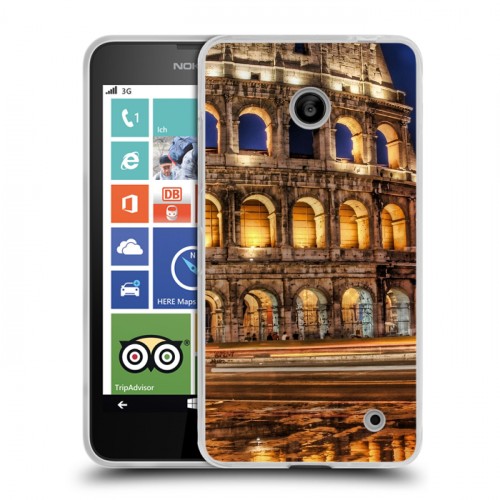 Дизайнерский пластиковый чехол для Nokia Lumia 630/635 Рим