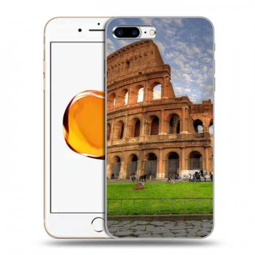 Дизайнерский силиконовый чехол для Iphone 7 Plus / 8 Plus Рим