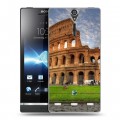 Дизайнерский пластиковый чехол для Sony Xperia S Рим