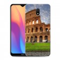 Дизайнерский силиконовый с усиленными углами чехол для Xiaomi RedMi 8A Рим