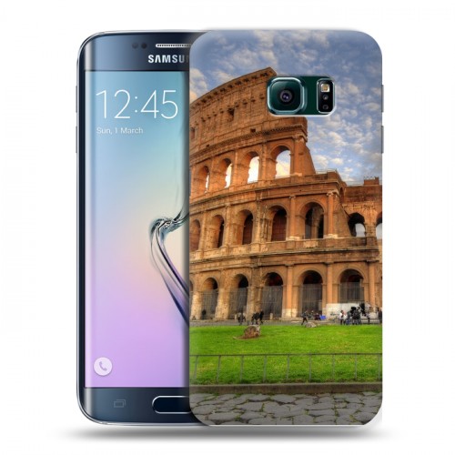 Дизайнерский силиконовый чехол для Samsung Galaxy S6 Edge Рим