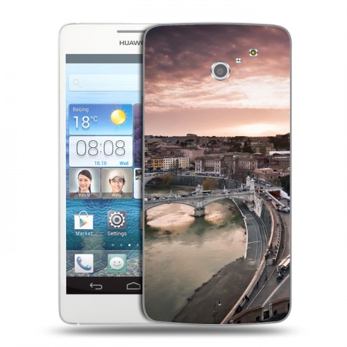 Дизайнерский пластиковый чехол для Huawei Ascend D2 Рим