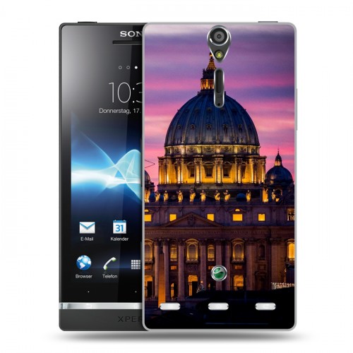 Дизайнерский пластиковый чехол для Sony Xperia S Рим