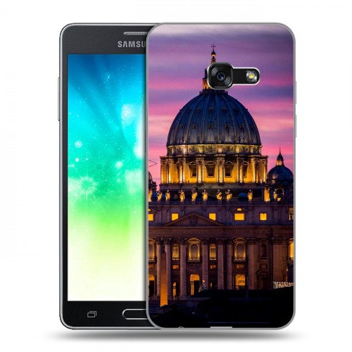 Дизайнерский силиконовый с усиленными углами чехол для Samsung Galaxy A3 (2017) Рим