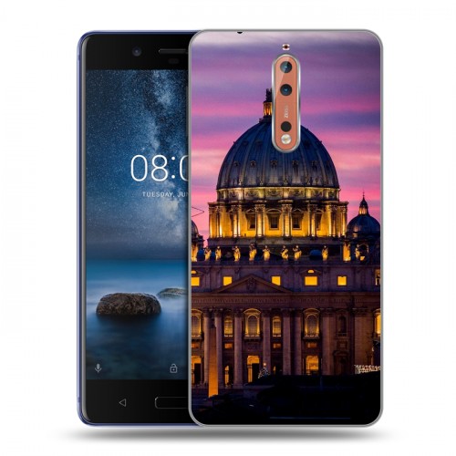 Дизайнерский пластиковый чехол для Nokia 8 Рим