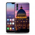 Дизайнерский силиконовый с усиленными углами чехол для Huawei P20 Pro Рим