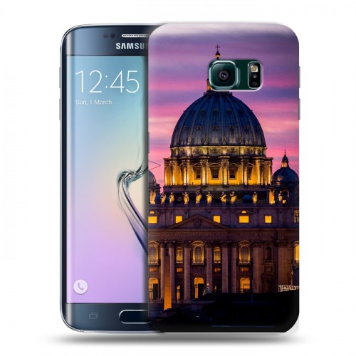 Дизайнерский силиконовый чехол для Samsung Galaxy S6 Edge Рим