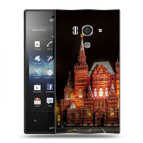 Дизайнерский пластиковый чехол для Sony Xperia acro S Москва