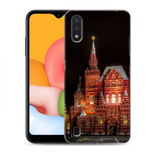 Дизайнерский силиконовый чехол для Samsung Galaxy M01 Москва