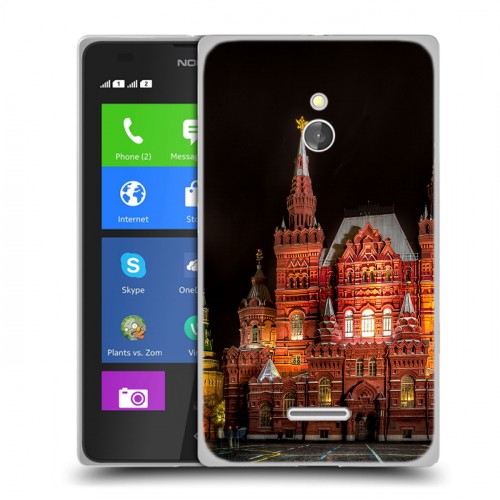 Дизайнерский силиконовый чехол для Nokia XL Москва