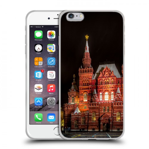 Дизайнерский силиконовый чехол для Iphone 6 Plus/6s Plus Москва